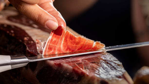 istock acorn fed iberian ham Spanish 2169411666