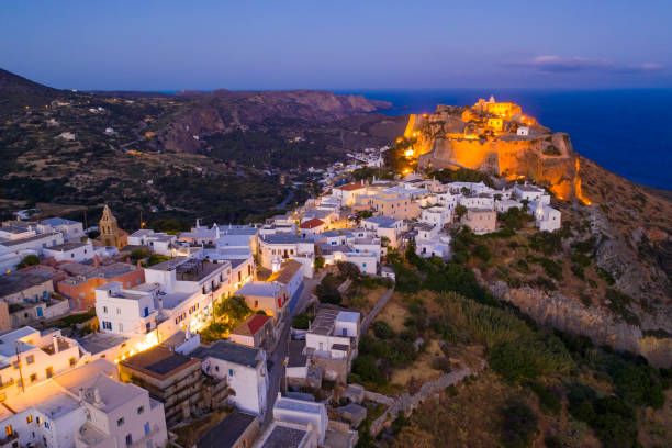 istock Chora and the castle on Kythira island, Greece 2169416242