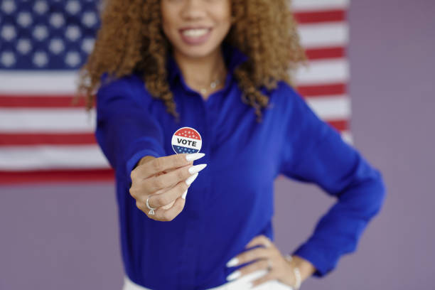 istock American Citizen Voting For Her Country 2169416842