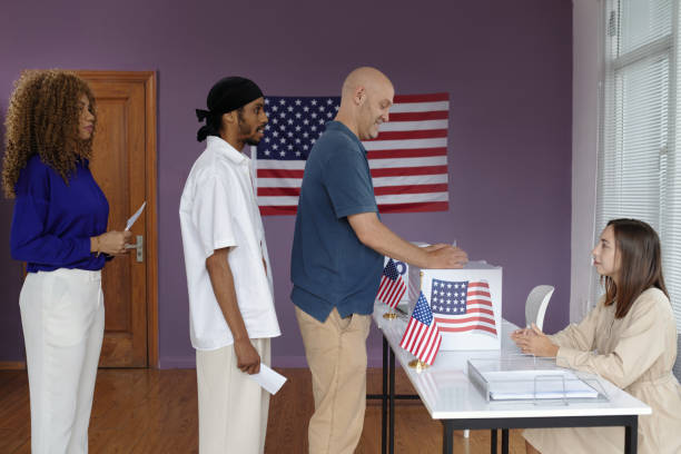 istock People Standing In Queue To Vote For Their President 2169418988