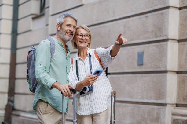 istock Mature couple on a city break 2169421187
