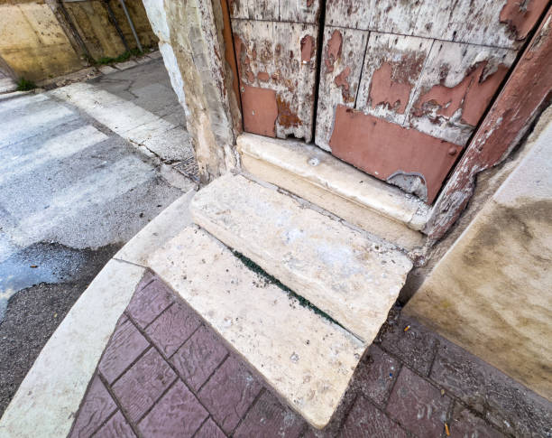 istock old house has entrance at road junction 2169427159