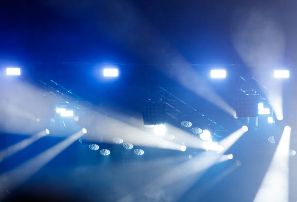 istock Blue light at a concert. Abstract background 2169430284
