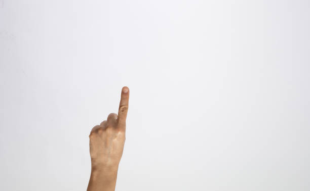 Pointing Kmem 14,400+ Woman Pointing Index Finger Stock Photos, Pictures & Royalty ...