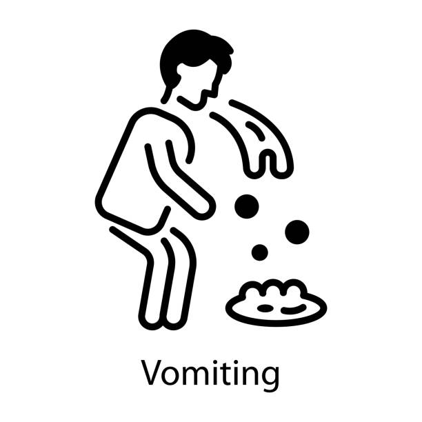 Vomiting Revamp your clinical projects with our animated medical icons This comprehensive pack includes everything from disease symptoms and lab testing to medical staff and emergency responses, perfect for upgrading your health and wellness projects. retching stock illustrations
