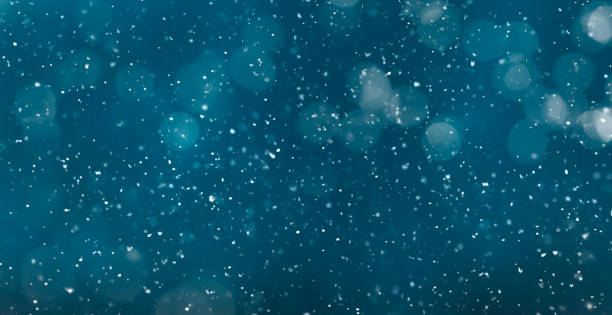 istock Blue Christmas background with snowflakes 2169442804