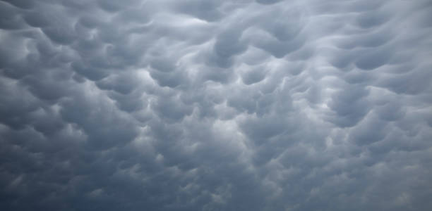 istock Mammatus clouds in the sky 2169446744