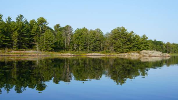 istock Lake Reflections, Georgian Bay Ontario 2169448771