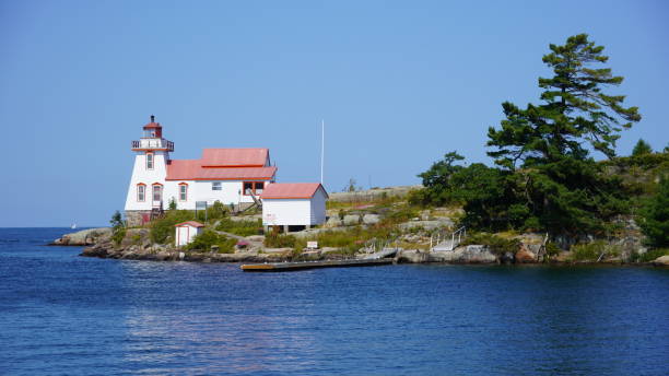 istock Lighthouse Pointe au Baril, Georgian Bay Ontario 2169448784