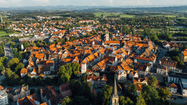 istock Wangen old town Aerial view from drone 2169449005