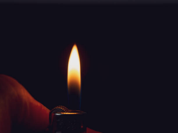 istock The lighter produces a spark, creating fire. Symbol of danger, potential explosion and fire. Ideal for warnings 2169449913