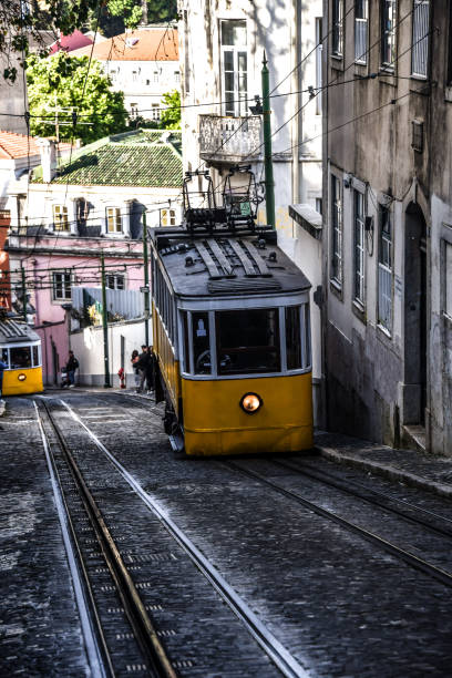 istock Tramways Going Uphill In Lisbon, Portugal 2169450319
