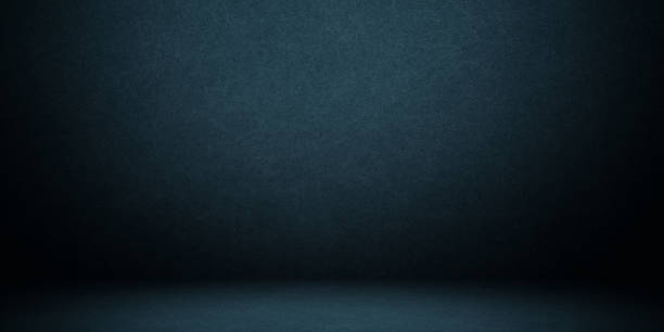 istock Dark and soft blue abstract cement wall and studio room gradient background 2169450742