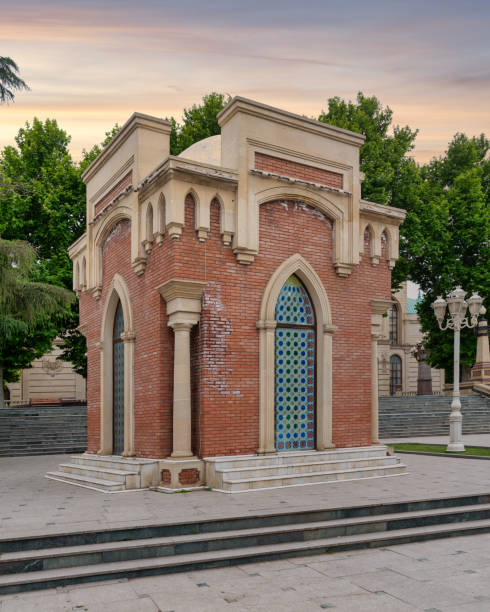 istock Javad Khan Mausoleum surrounded by greenery in Ganja Azerbaijan under a clear sky 2169451999