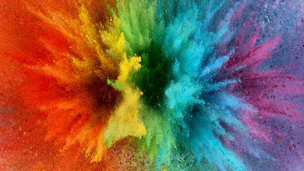 istock Abstract Atmospheric Colored Smoke, Close-up. 2169452128