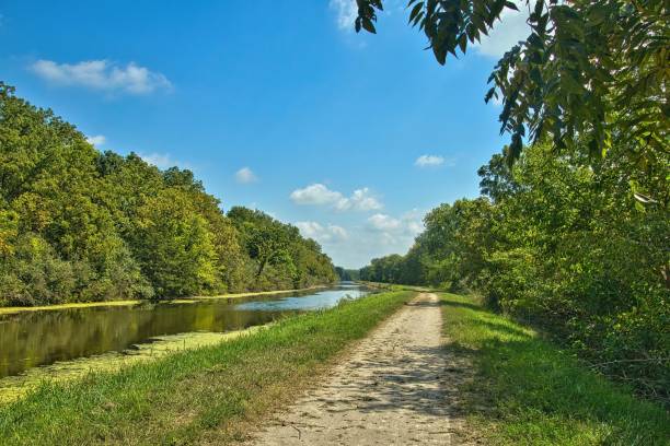 istock Blue Sky Above Hennepin Canal 2169452343
