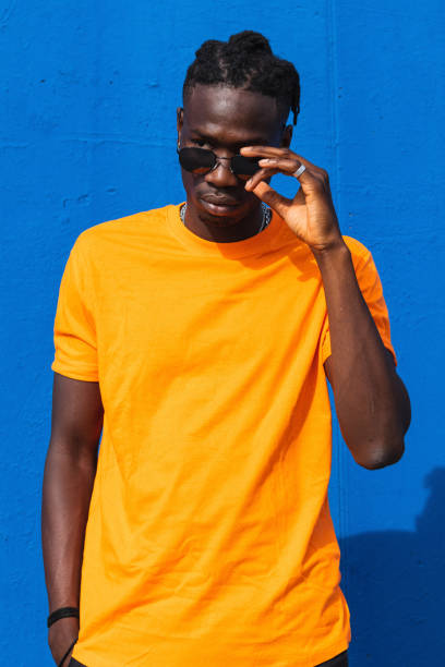 istock Modern hipster black man in sunglasses 2169456767