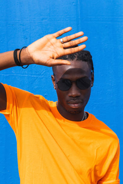 istock Modern hipster black man in sunglasses 2169456797