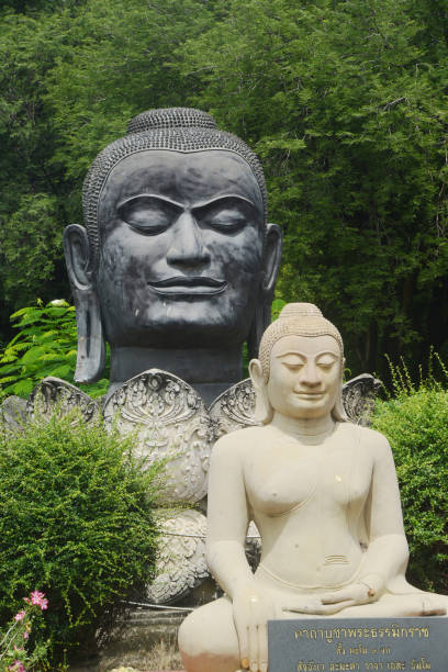 istock The head of Phra Dhammikarat at Wat Thammickarat. 2169461908