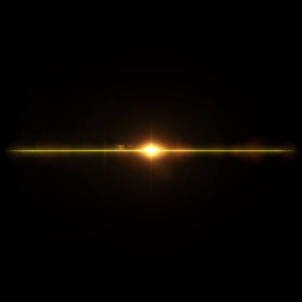 istock Abstract lens flare star light effect golden yellow tone. 2169468361