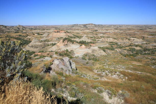 istock Looking down at the Badlands from Theodore Roosevelt National Park. 2169477027