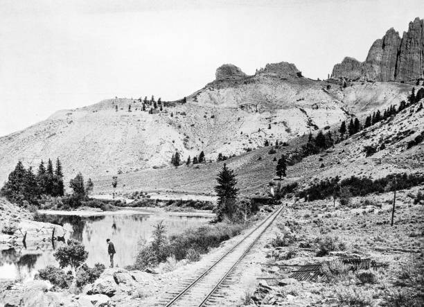 Antique Photograph: Near Saperino, Black Canyon