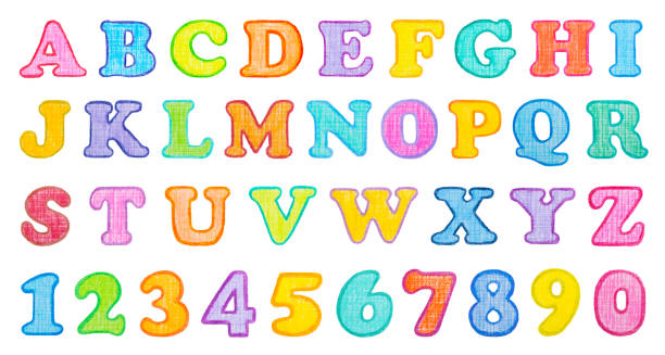 istock Alphabet Crayon Hand Drawing Isolated 2169489738