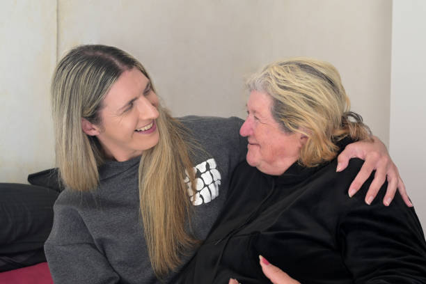 istock Trans woman hugging her mother 2169493095