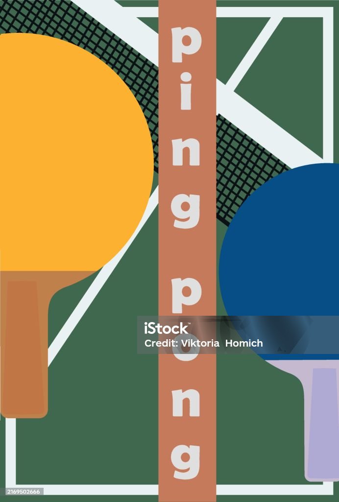 Background Design Ping Ping Pong Stock Illustration - Download Image Now - Athlete ...