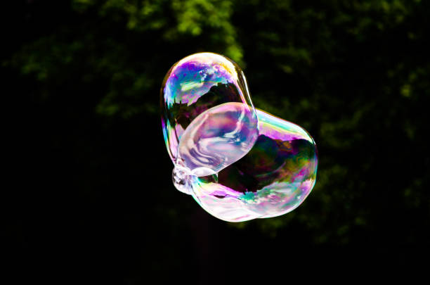 istock Soap Bubble in the air with dark background. 2169508704
