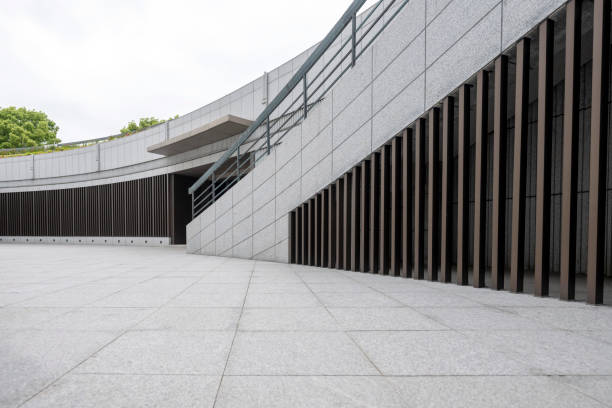 istock Marble square in front of the building 2169512060