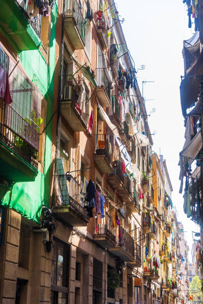 istock Barcelona's stone built neighborhood 2169512289