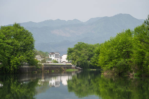 Chinese-style courtyard building