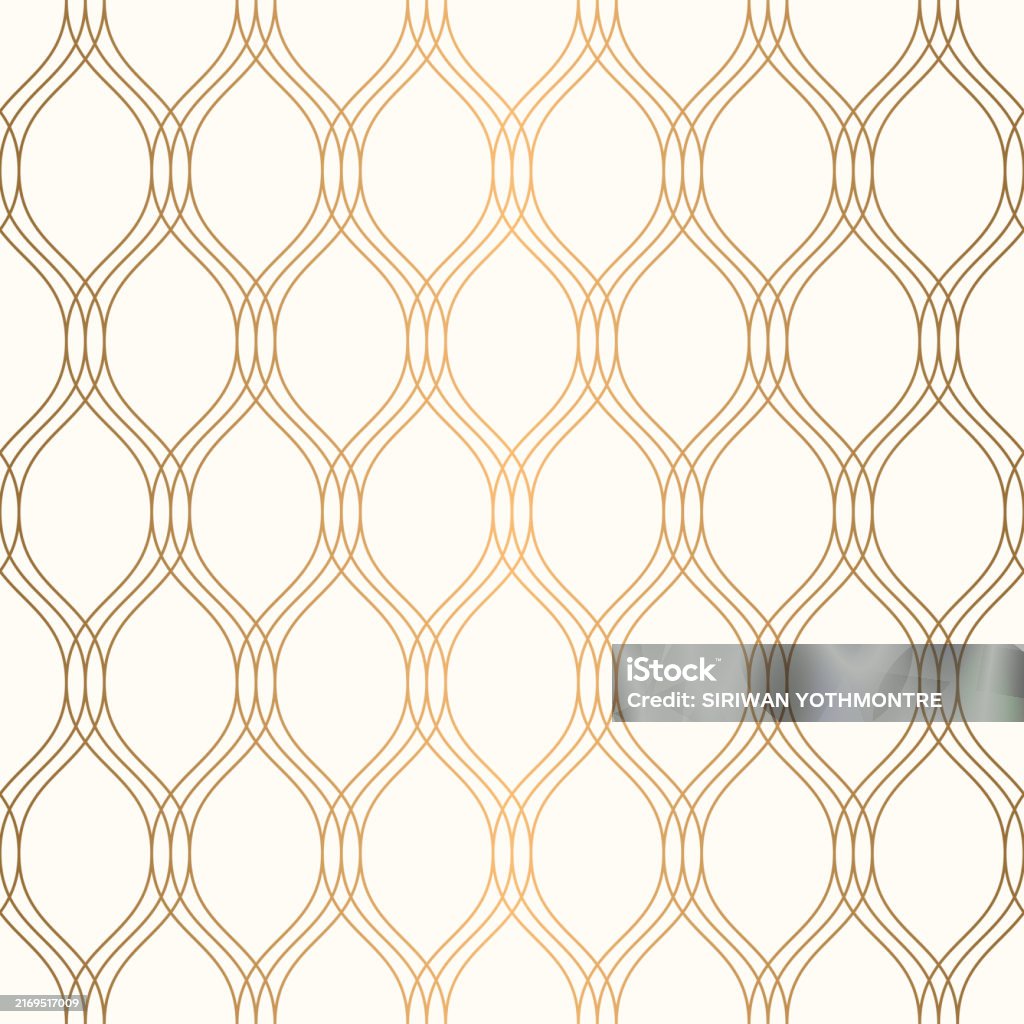 Ogee Repeat Pattern Ogee Wave Line Seamless Pattern Luxury Geometric Repeat Background ...