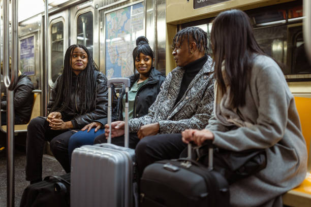istock Diverse Young Adults Riding NYC Subway 2169523730