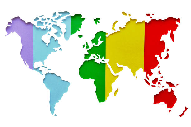 Earth environmental protection with World map