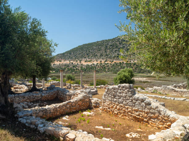 istock Turkish coast around Antalya, Turkey Roman ruins, Mediterranean sea 2169556607