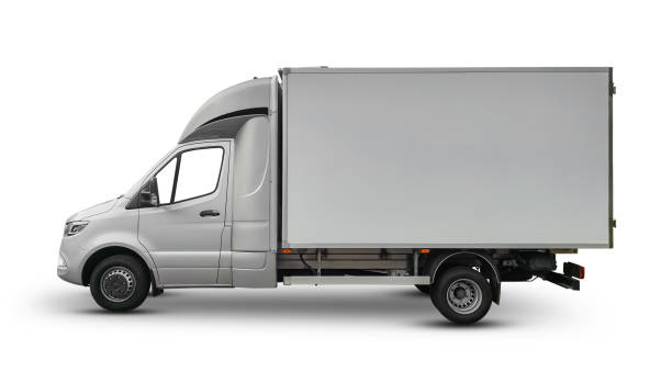 istock Autotruck side view isolated on white background 2169557985