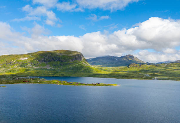 istock Eldrevatnet Osen mountain village in Norway 2169560632