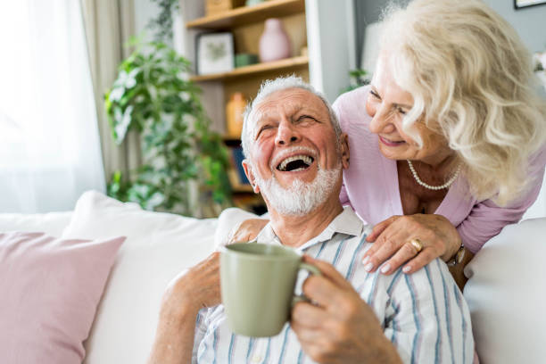 istock Senior couple at home 2169565187