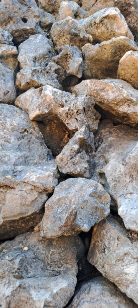 istock Full frame texture, Wide shot of a plain limestone wall 2169573709