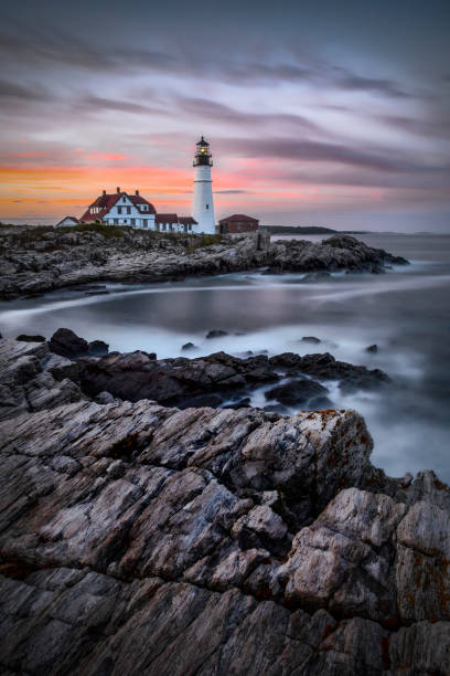 istock Portland Head Light 3 - Long Exposure 2169574007