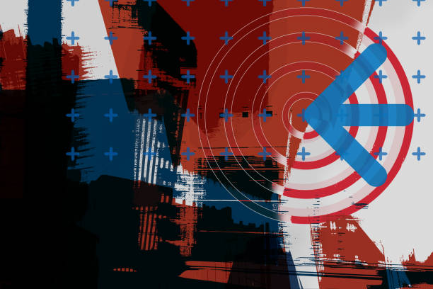 istock Arrows and Target on graphic background.. DATA. FINTECH 2169574130