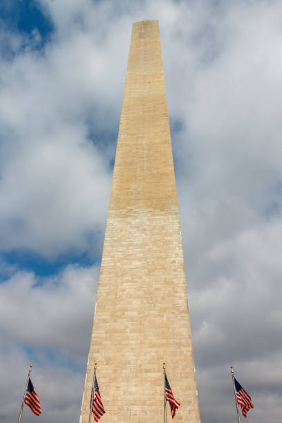 The Washington Monument Obelisk in National Mall, Washington DC, USA