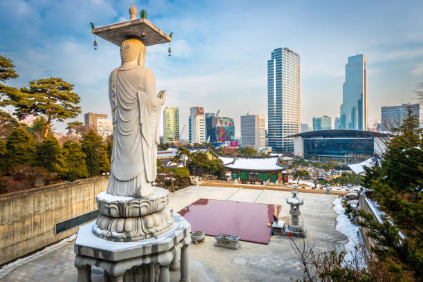 istock Seoul, South Korea Downtown Cityscape 2169581763