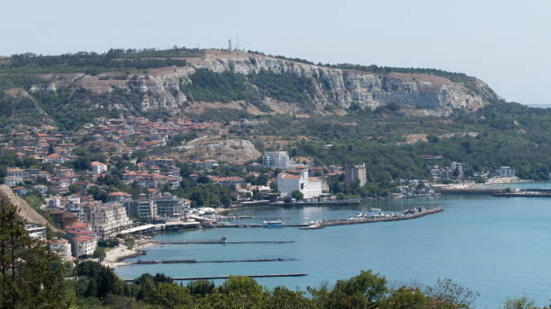 istock Small port town on the Black Sea 2169583968