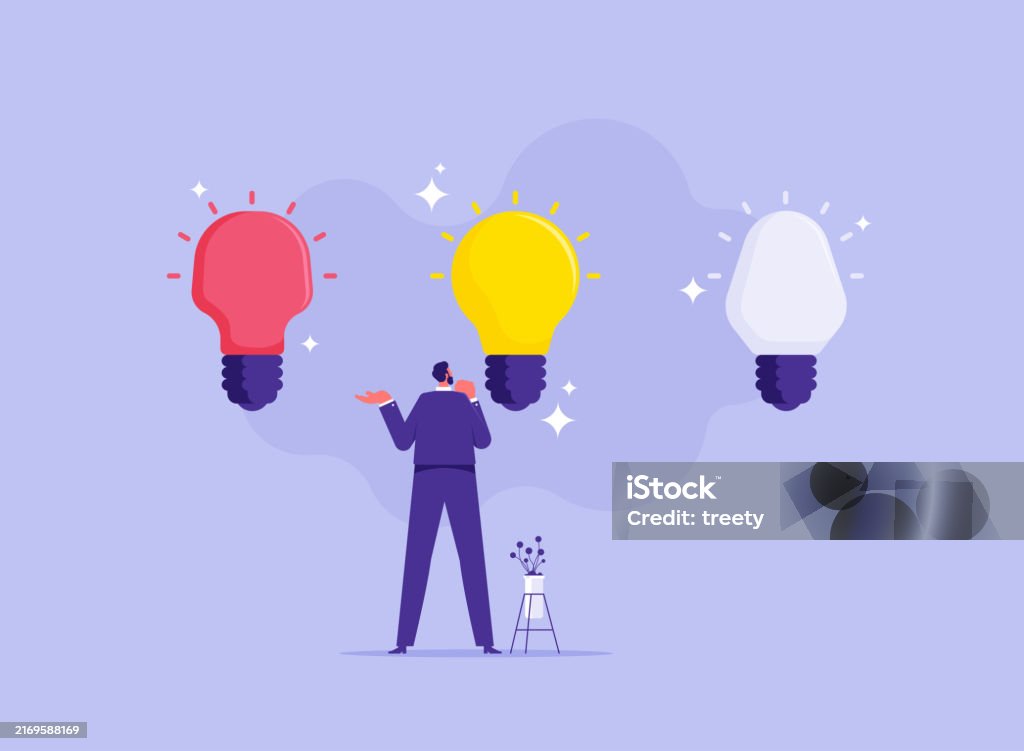 Idea Different Thinking Concept Stock Illustration - Download Image Now ...