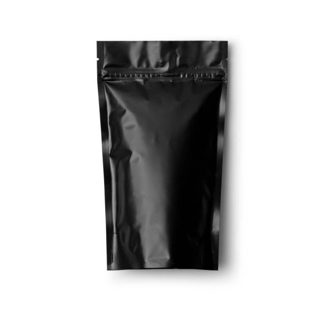 istock aluminium Plastic bag, illustration, isolated on white background, 3d illustration, 3d rendering, realism, photo realistic 2169597291