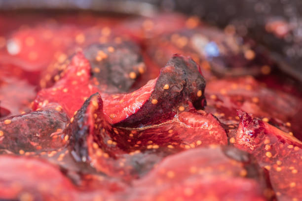preparation for a fig jam