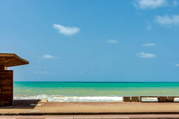 Boa Viagem Beach in the urban area of the city of Recife, state of Pernambuco, Brazil